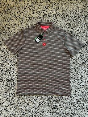 Bogey Bros Golf Polo Shirt WANTermelons All Over Print Watermelon Men’s Large